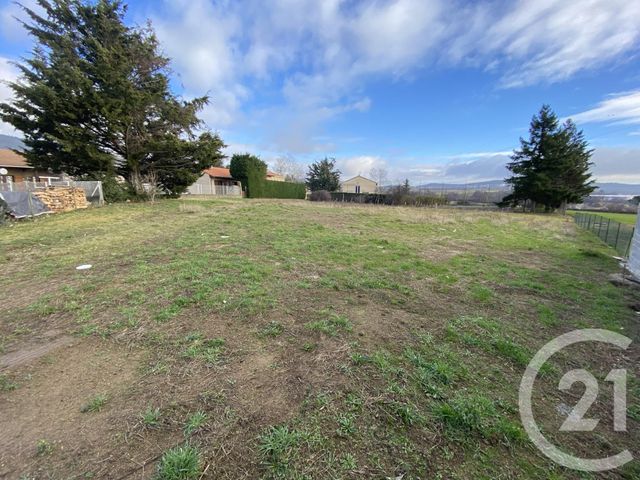 terrain à vendre - 1319.0 m2 - BOULIEU LES ANNONAY - 07 - RHONE-ALPES - Century 21 Abita Immobilier