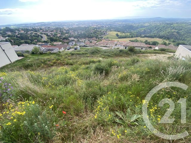 terrain à vendre - 1281.0 m2 - ANNONAY - 07 - RHONE-ALPES - Century 21 Abita Immobilier