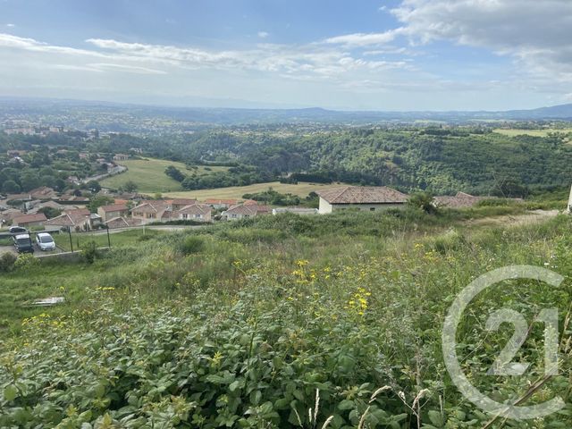 terrain à vendre - 1281.0 m2 - ANNONAY - 07 - RHONE-ALPES - Century 21 Abita Immobilier