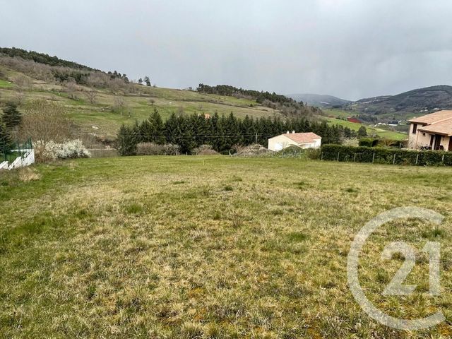 terrain à vendre - 852.0 m2 - BOULIEU LES ANNONAY - 07 - RHONE-ALPES - Century 21 Abita Immobilier